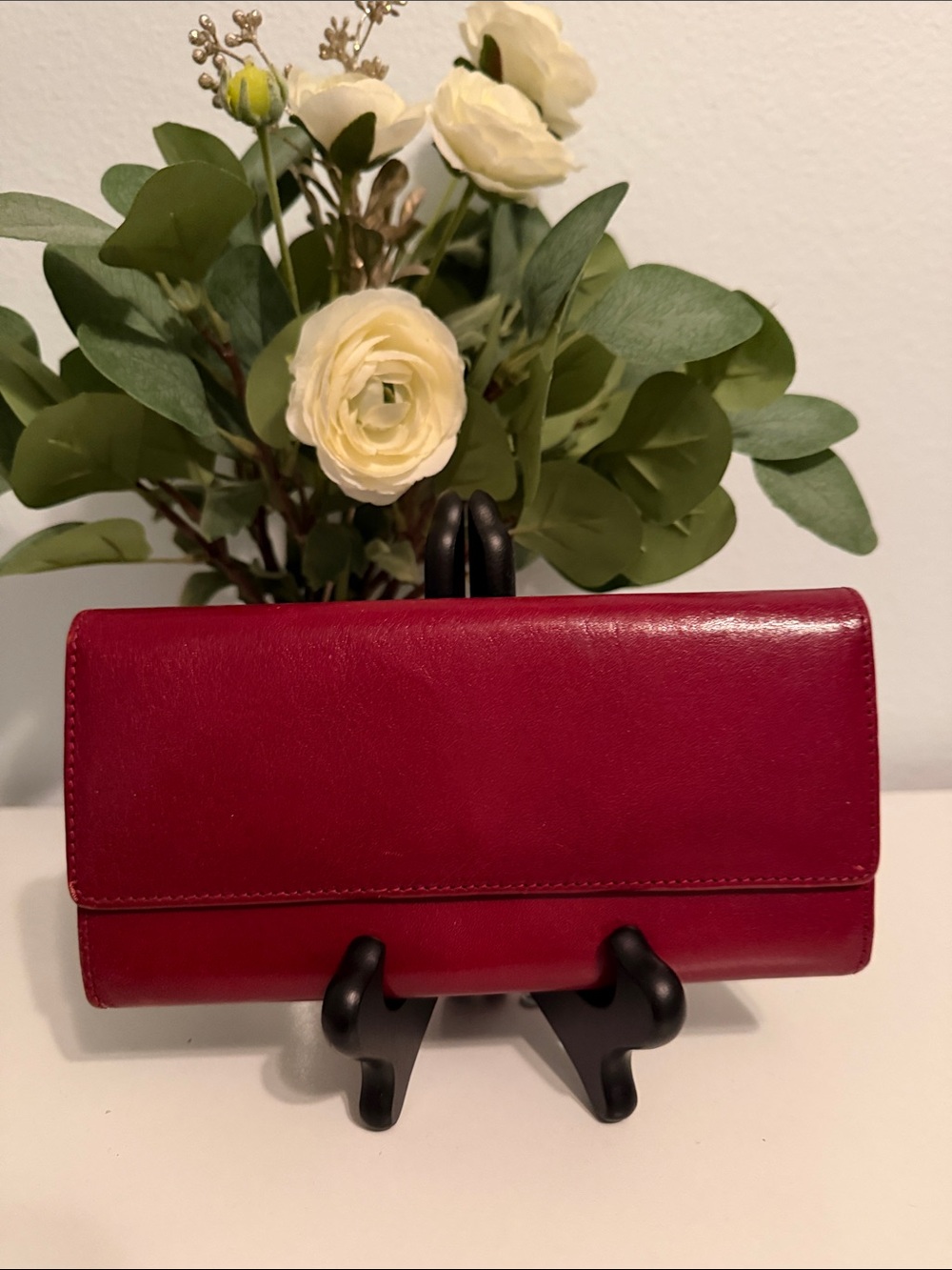 Hobo Classic Red Leather Women's Wallet - Unbranded